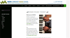 Desktop Screenshot of marincommunitymusicschool.org